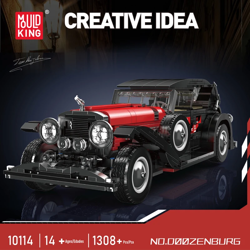 Mould King 10114 The Vintage Car Building Block 2 - Mould King AU Store